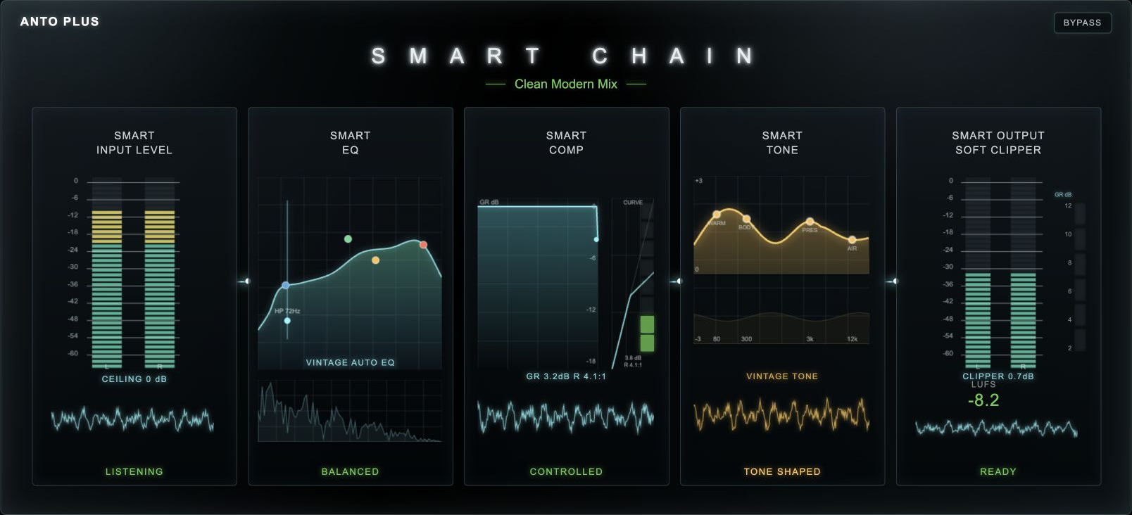 SMART CHAIN — interfaccia del plugin